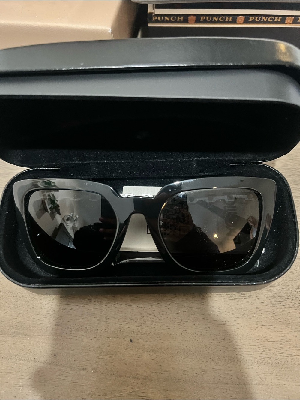Coach Black Oversized Sunglasses